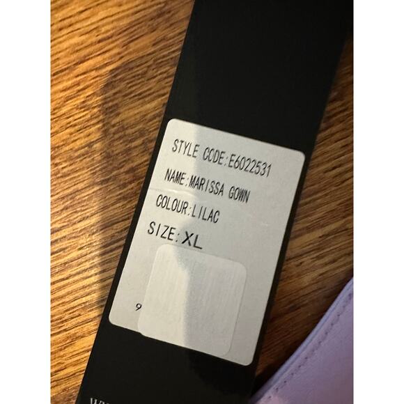 Elliatt Women's Marissa One Shoulder Evening Gown Light Purple Size XL NWT - Picture 10 of 12